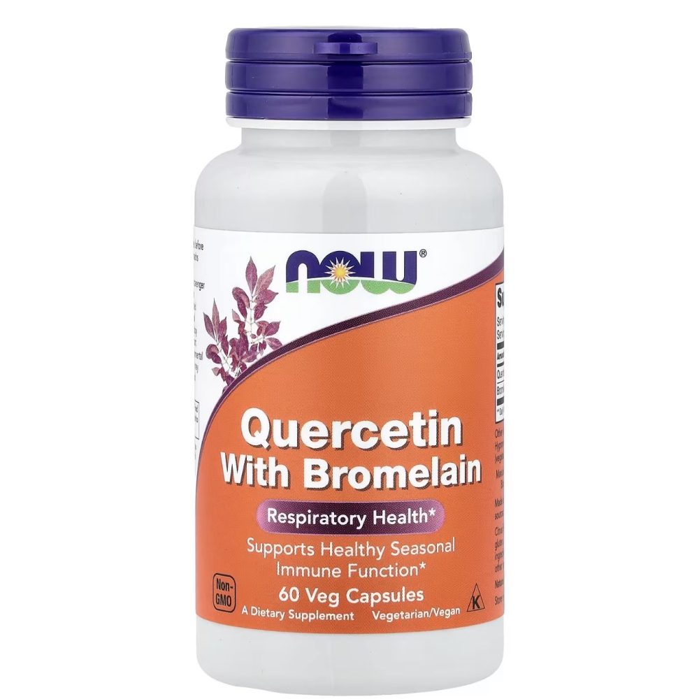NOW FOODS Quercetin With Bromelain 60Veg Capsules