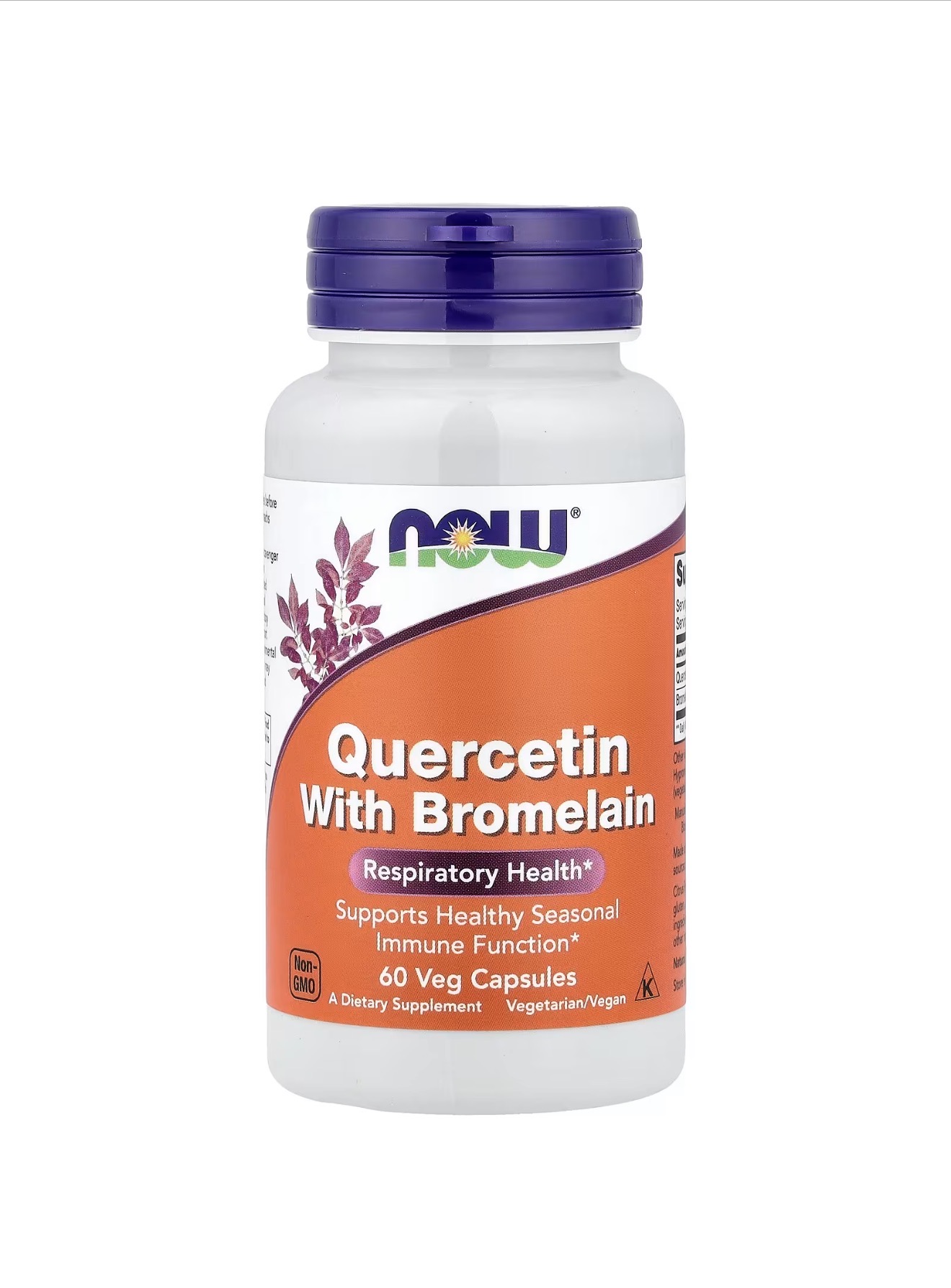 NOW FOODS Quercetin With Bromelain 60Veg Capsules