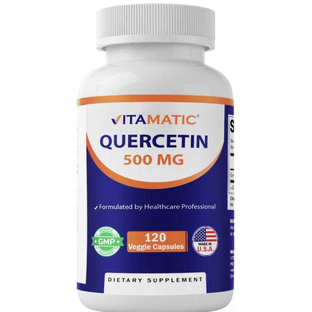 VITAMATIC Quercetin 500 Mg - 120 Vegetable Capsules