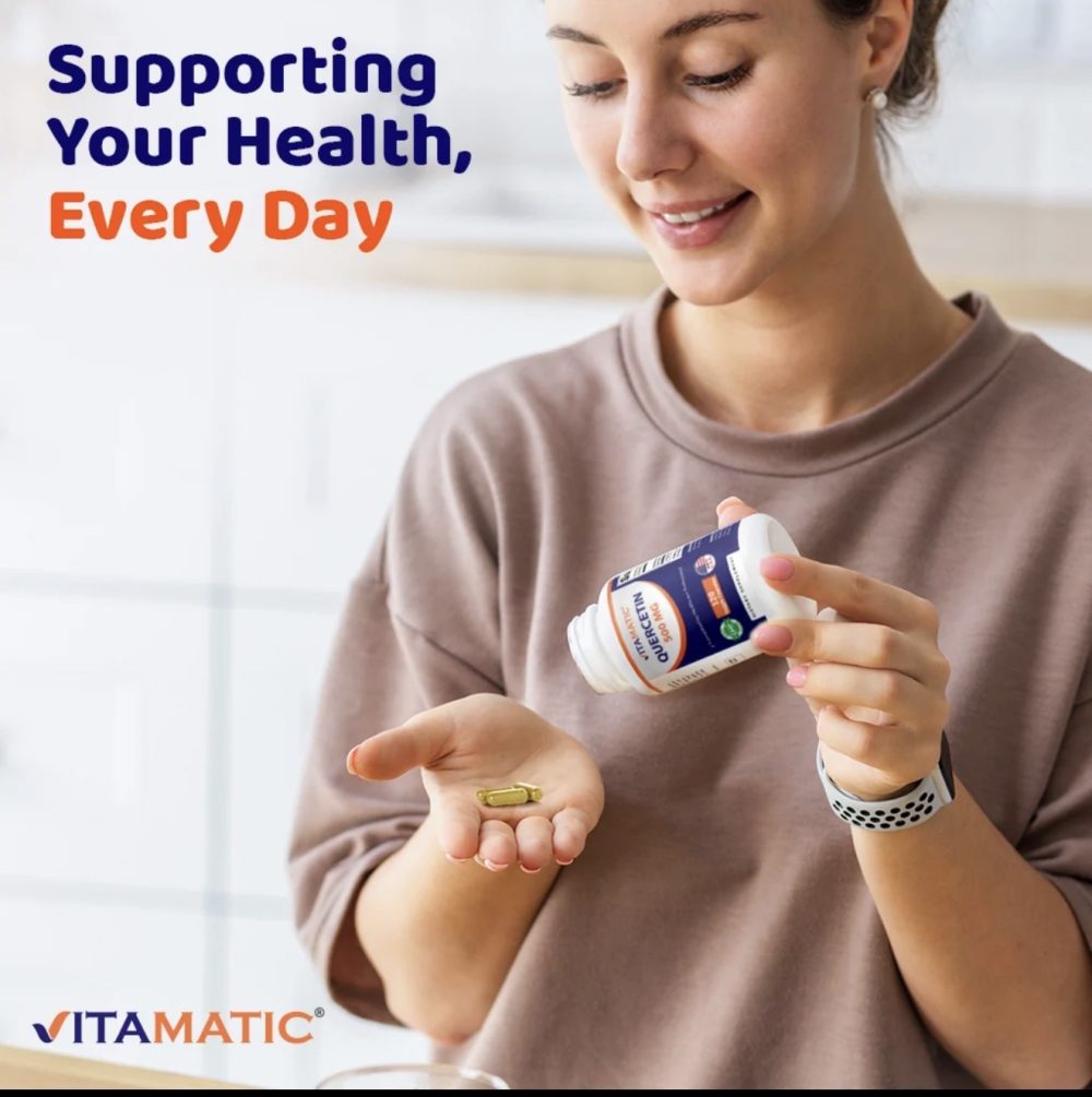 VITAMATIC Quercetin 500 Mg - 120 Vegetable Capsules