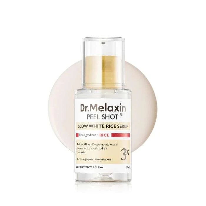 DR MELAXIN PEEL SHOT GLOW WHITE RICE SERUM 30 ML